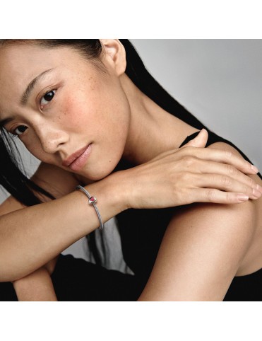 Clip Pandora Corazón Rojo Solitario 799203C01