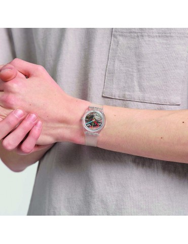 Reloj Swatch Clearly Gent SO28K100 (M)