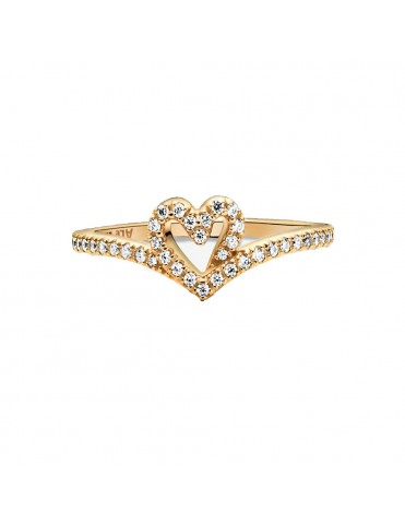 Anillo Pandora Corazón Deseo Brillante 169302C01-54