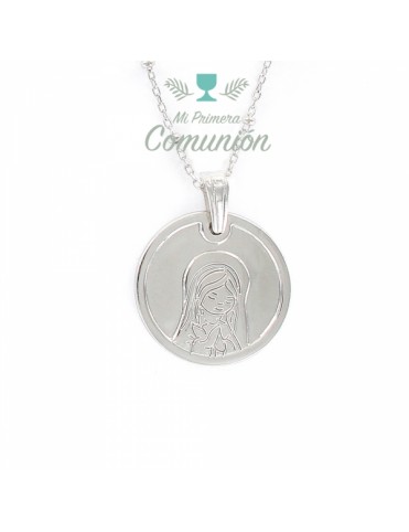 Medalla De Plata Virgen...