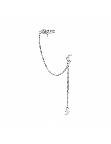 Pendiente Earcuff De Plata...