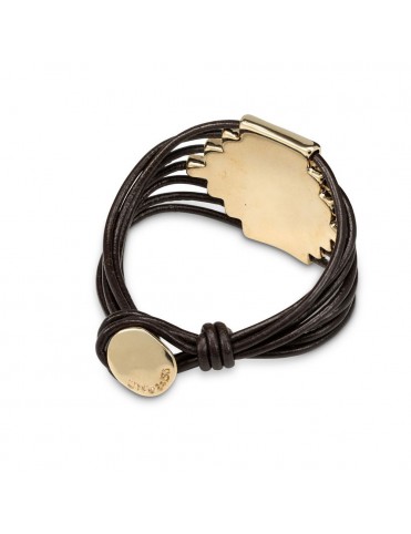 Pulsera Uno De 50 Attached PUL2178GRSORO