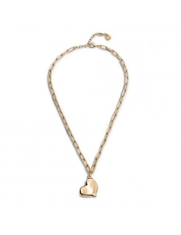 Collar Uno De 50 Heartbeat COL1669ORO0000U