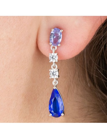 Pendientes Lotus Silver LP3250-4/2