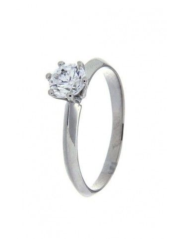 ANILLO SORTIJA PLATA CIRCONITAS MUJER R2345