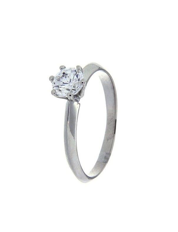 ANILLO SORTIJA PLATA CIRCONITAS MUJER R2345