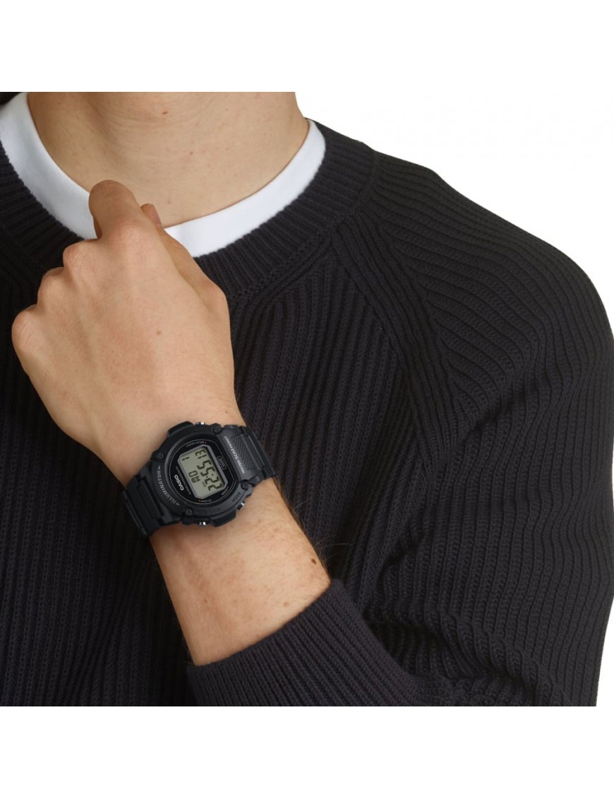 Montre Casio Collection Unisexe A500WEA-1EF - Cadran Digital, Bracelet Acier Inoxydable Gris