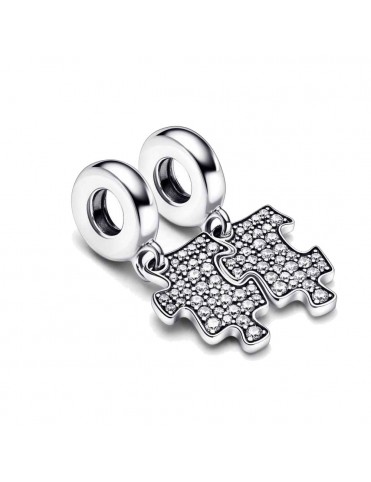 Charm Pandora Colgante Pieza de Puzzle Brillante 792241C01