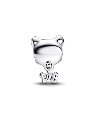 Charm Pandora Mascota Gato y Lazo 792255C01