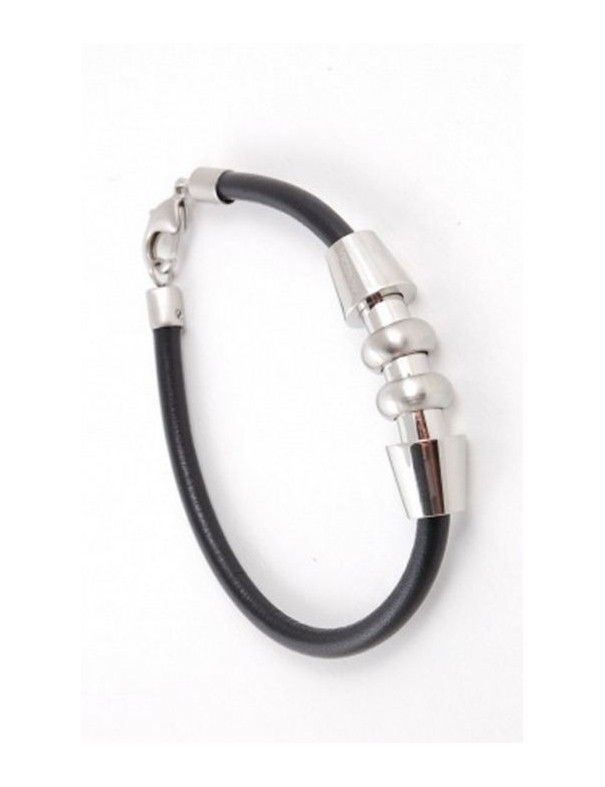 PULSERA VICEROY ACERO PIEL HOMBRE 5043P01010