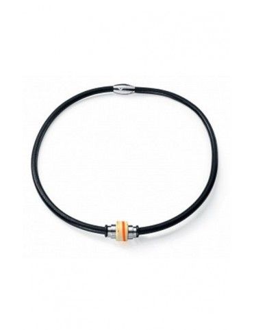 COLLAR VICEROY ACERO CRISTAL MURANO HOMBRE 4039C01014