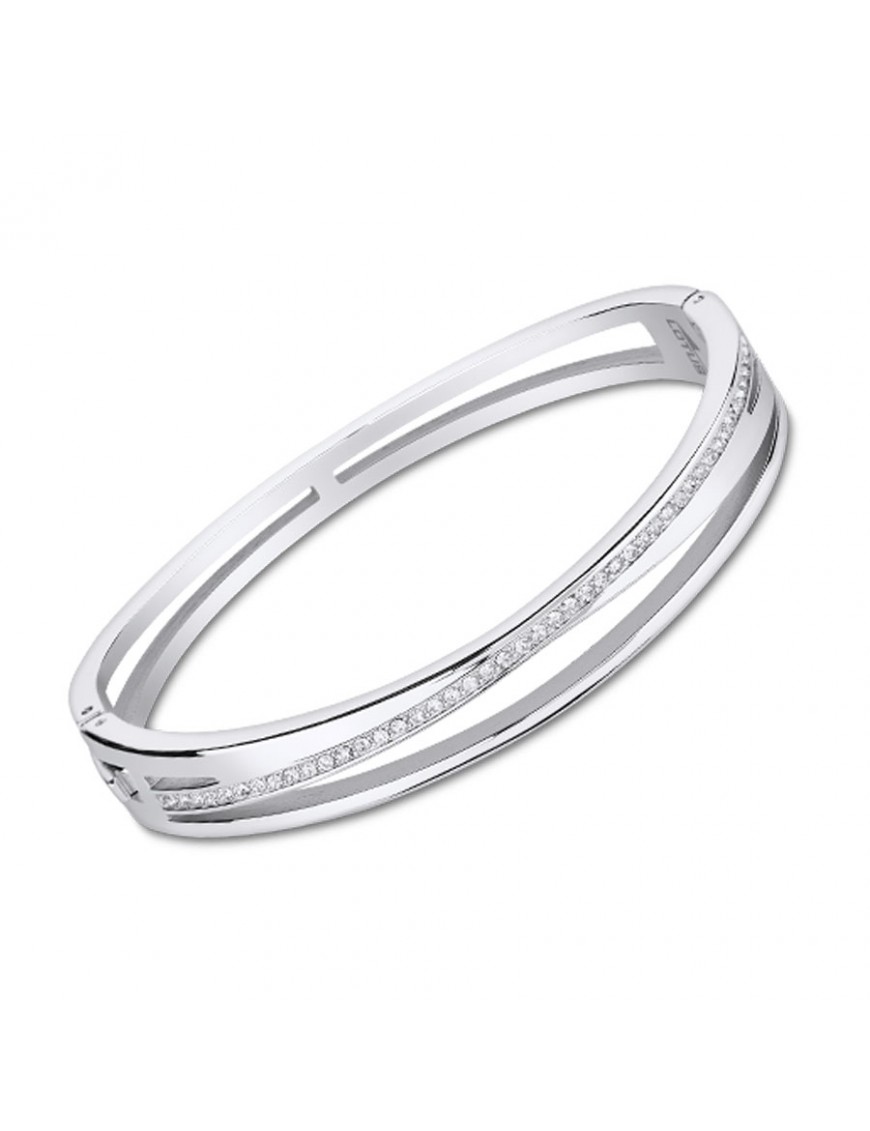 Bracciale Donna Tennis Con Circoniche – Acciaio Chirurgico 316L Placcato Oro O Argento, Ipoallergenico, Regalo Con Scatola E Panno