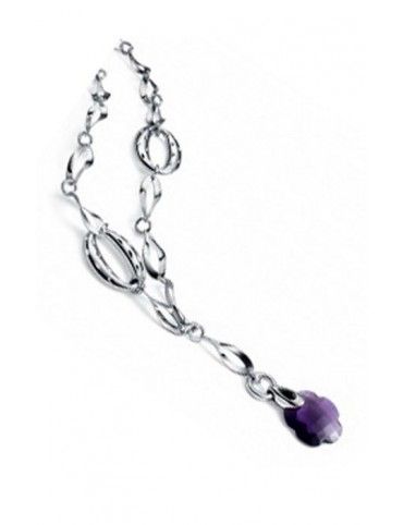 COLLAR VICEROY PLATA CRISTAL MUJER 1004C000-57