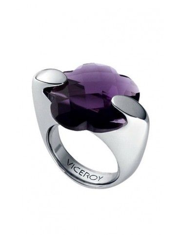 ANILLO SORTIJA VICEROY PLATA CRISTAL MUJER 1004A000-57