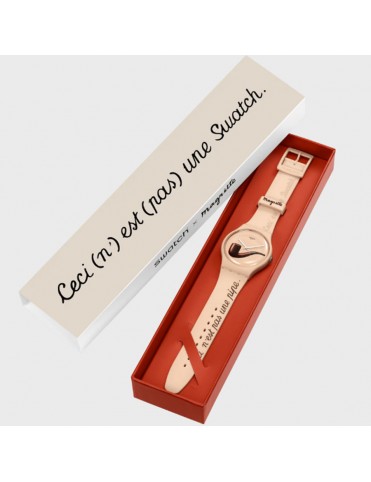 Reloj Swatch La Trahison Des Images By Rene Magritte SO29Z124