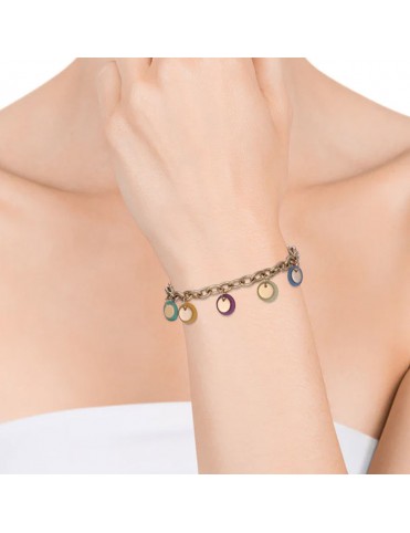Pulsera Viceroy Colors de acero y resina para Mujer 14031P01019
