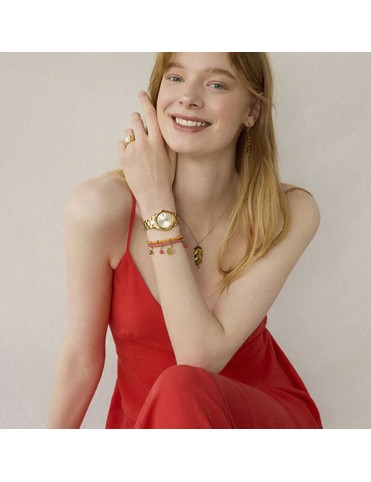 Pulsera Viceroy Chic de acero y piel para Mujer 14032P01017