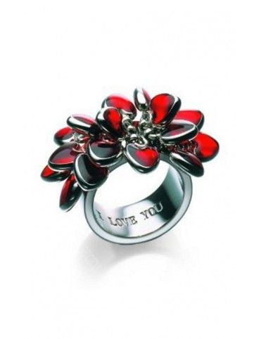 ANILLO SORTIJA SWATCH TALLA 12 LOVE EXPLOSION ROJA JRR016-6