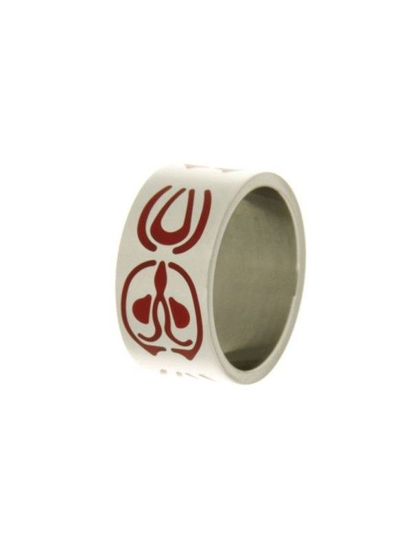 ANILLO SORTIJA SWATCH TALLA 14 FLUONIK ROJA JRR026-7