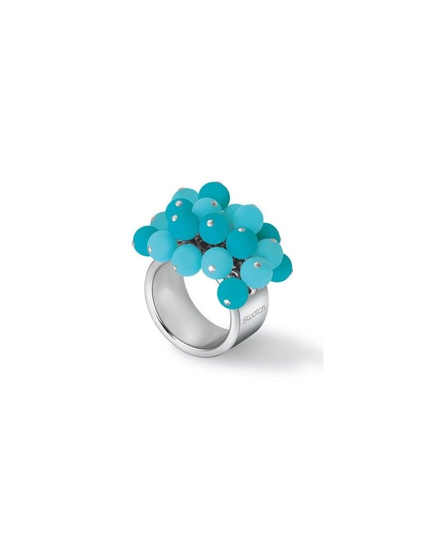 ANILLO SORTIJA SWATCH TALLA 10 EXPLOSION TURQUOI JRL003-5