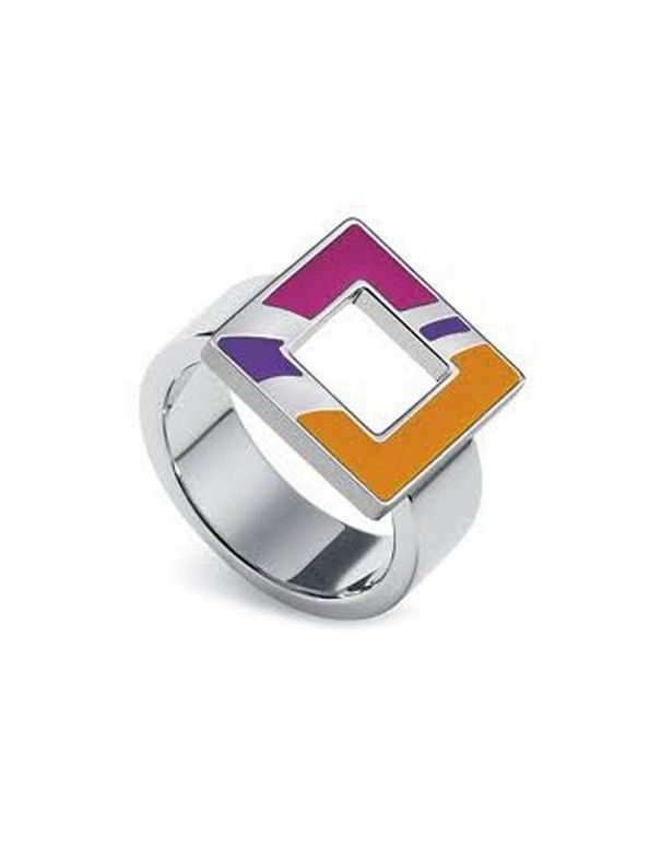 ANILLO SORTIJA SWATCH TALLA 10 HOT BATIK ORANGE MUJER JRD043-5