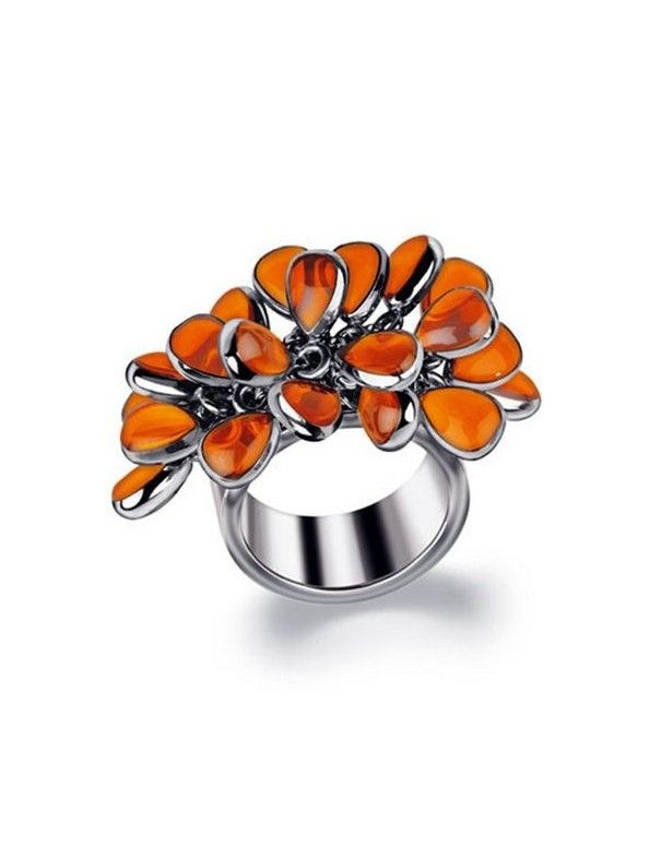 ANILLO SORTIJA SWATCH TALLA 14 LOVE EXPLOSION NARANJA JRO008-7