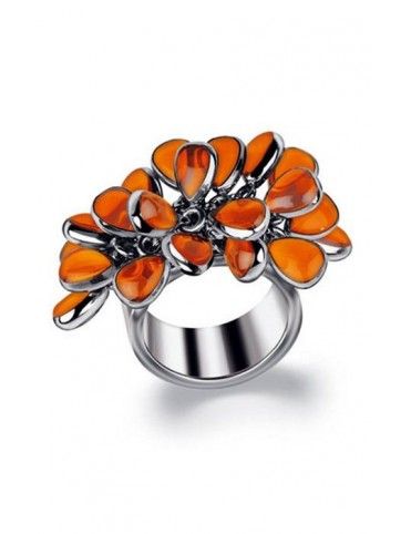 ANILLO SORTIJA SWATCH TALLA 16 LOVE EXPLOSION NARANJA MUJER JRO