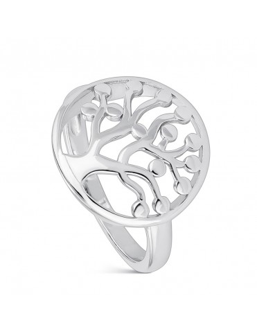 Anillo de plata árbol de la...