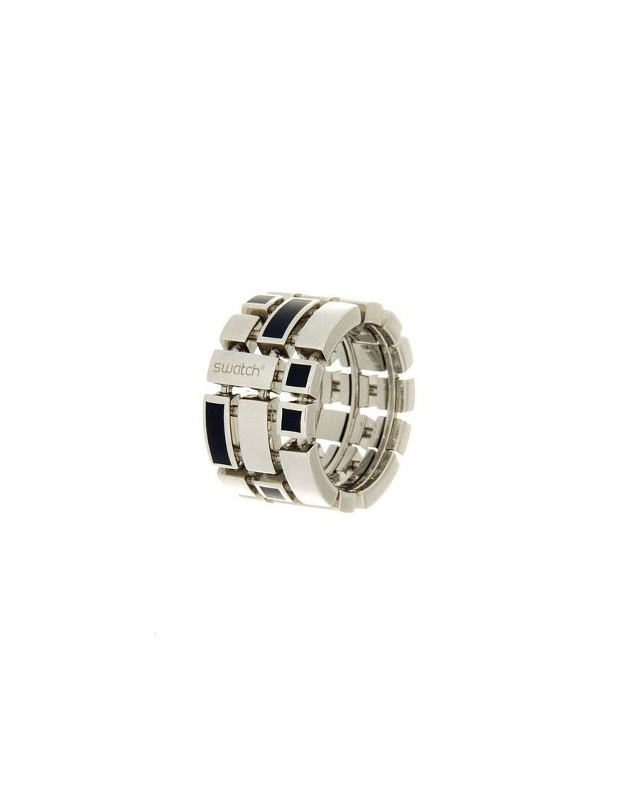 ANILLO SORTIJA SWATCH TALLA 14 QUADRILITA BLUE MUJER JRS043-7