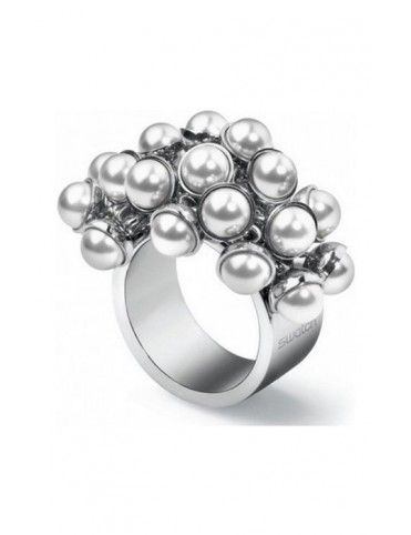 ANILLO SORTIJA SWATCH LOVE EXPLOSION WHITE PEARLS JRW014-5