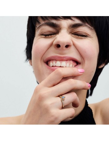 Anillo Pandora talla 14 Carroza de La Cenicienta de Disney 163059C01-54