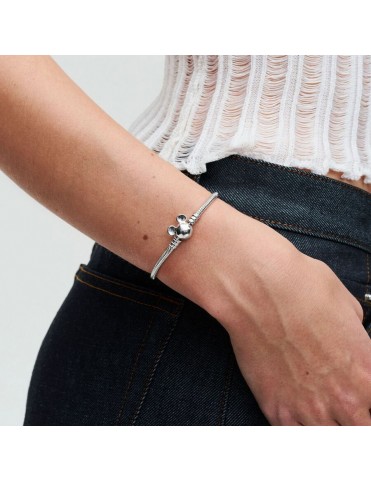 Pulsera Pandora 17 cm con Cierre Mickey Mouse de Disney 593061C00-17
