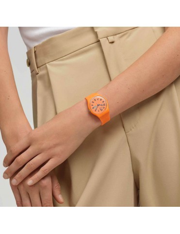 Reloj Swatch Trendy Lines In Sienna para mujer SO28O703