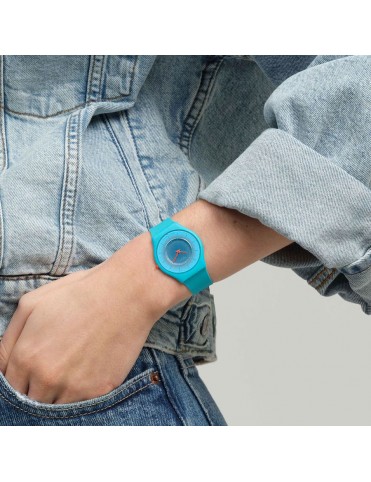 Reloj Swatch Radiantly Teal Skin unisex SS08N114
