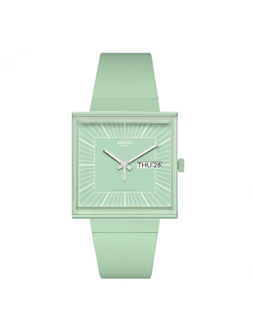 Reloj Swatch What If Mint Unisex SO34G701