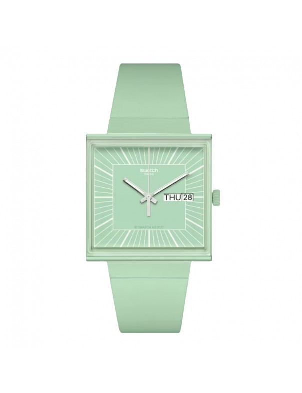 Reloj Swatch What If Mint Unisex SO34G701