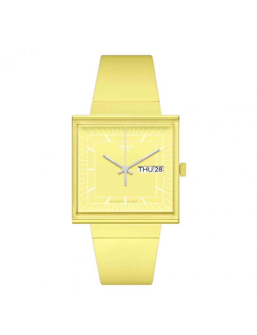 Reloj Swatch What If Lemon Unisex SO34J700