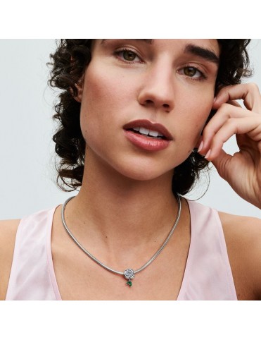 Charm Pandora Rosa Floreciendo Brillante 793201C01