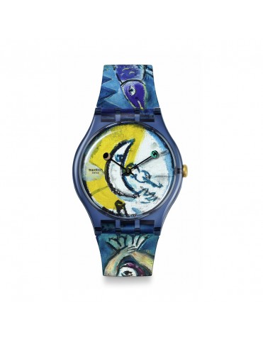 Reloj Swatch Chagalls Blue...