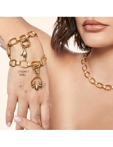 Collar Viceroy Laura Escanes De Acero Dorado 75366C01012