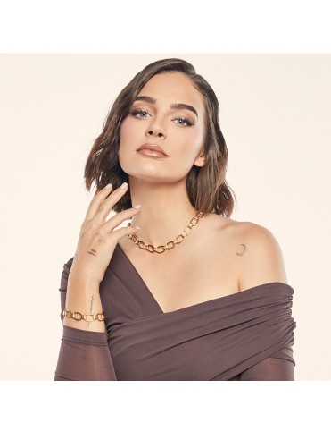 Pulsera Viceroy Laura Escanes De Acero Dorado 75366P01012