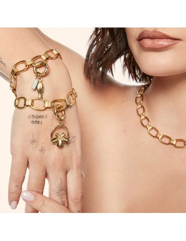 Colgante Viceroy Laura Escanes Acero Dorado 14178M01012