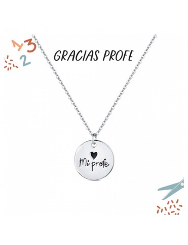Collar Plata Mi Profe 9120725