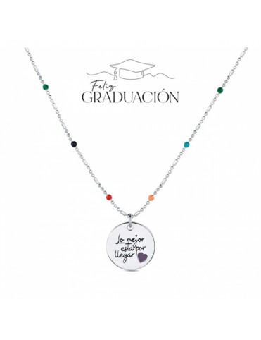 Collar Plata Graduación Lo...