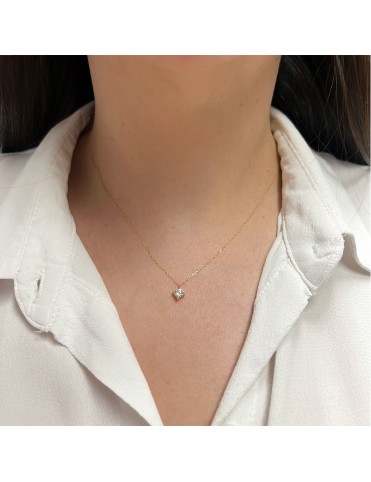 Collar Oro Amarillo 18Kts Circonita 0490004CO