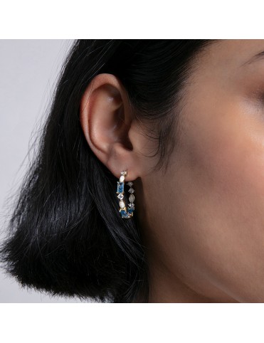 Pendientes De Aro Viceroy Plata Circonitas 2301E100-33