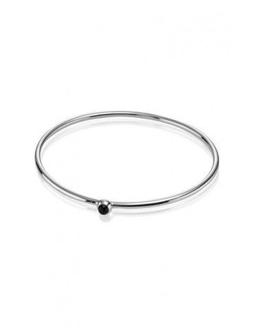 BRAZALETE PANDORA PLATA ONIX MUJER 49010O-2