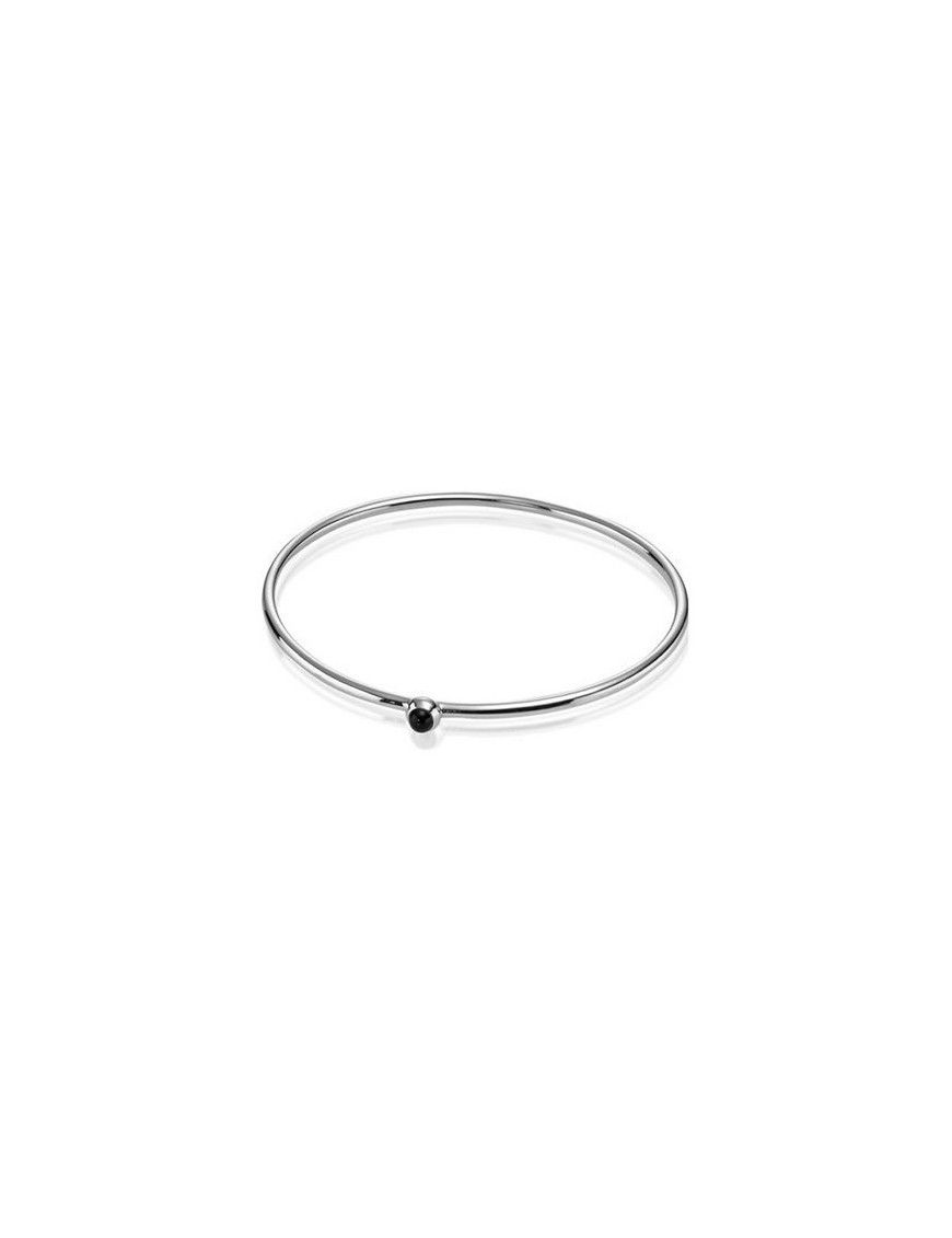 BRAZALETE PANDORA PLATA ONIX MUJER 49010O-2