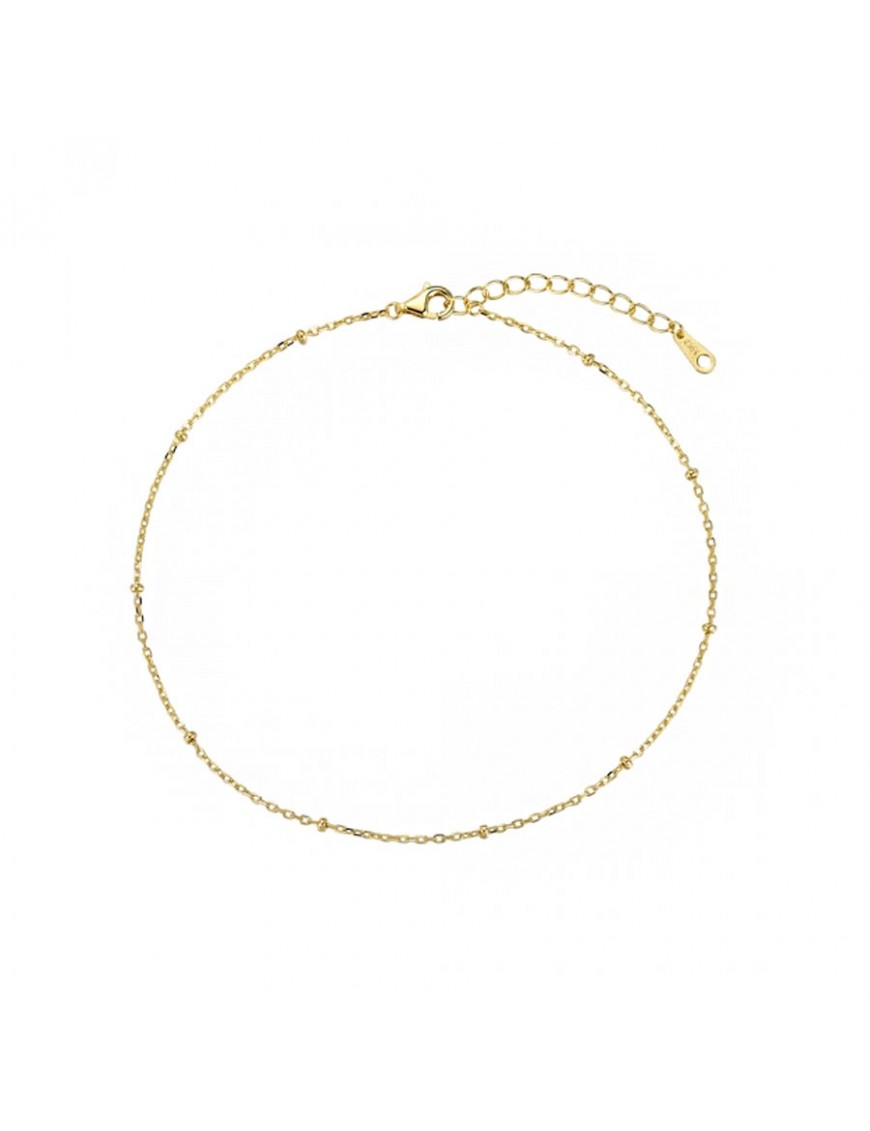 Pulsera tobillera de plata Bolitas para mujer 9117524