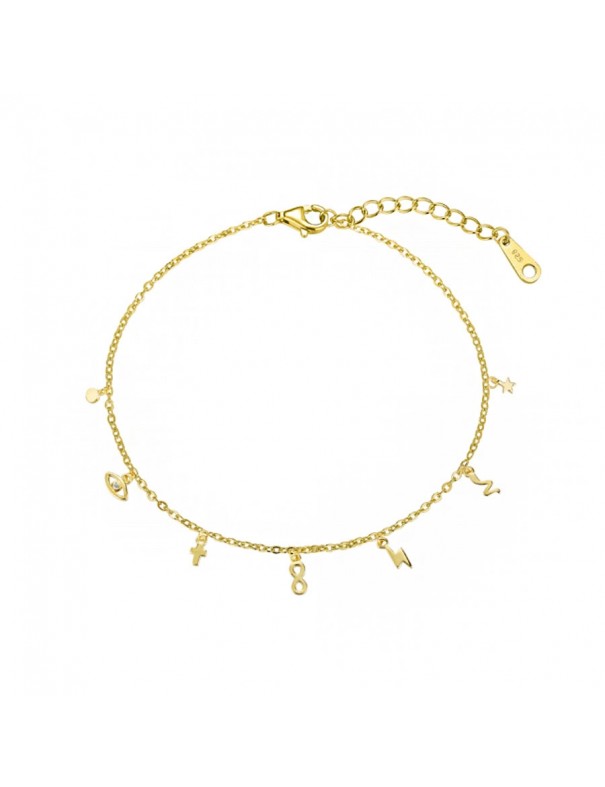 Pulsera tobillera de plata Colgantes para mujer 9117526